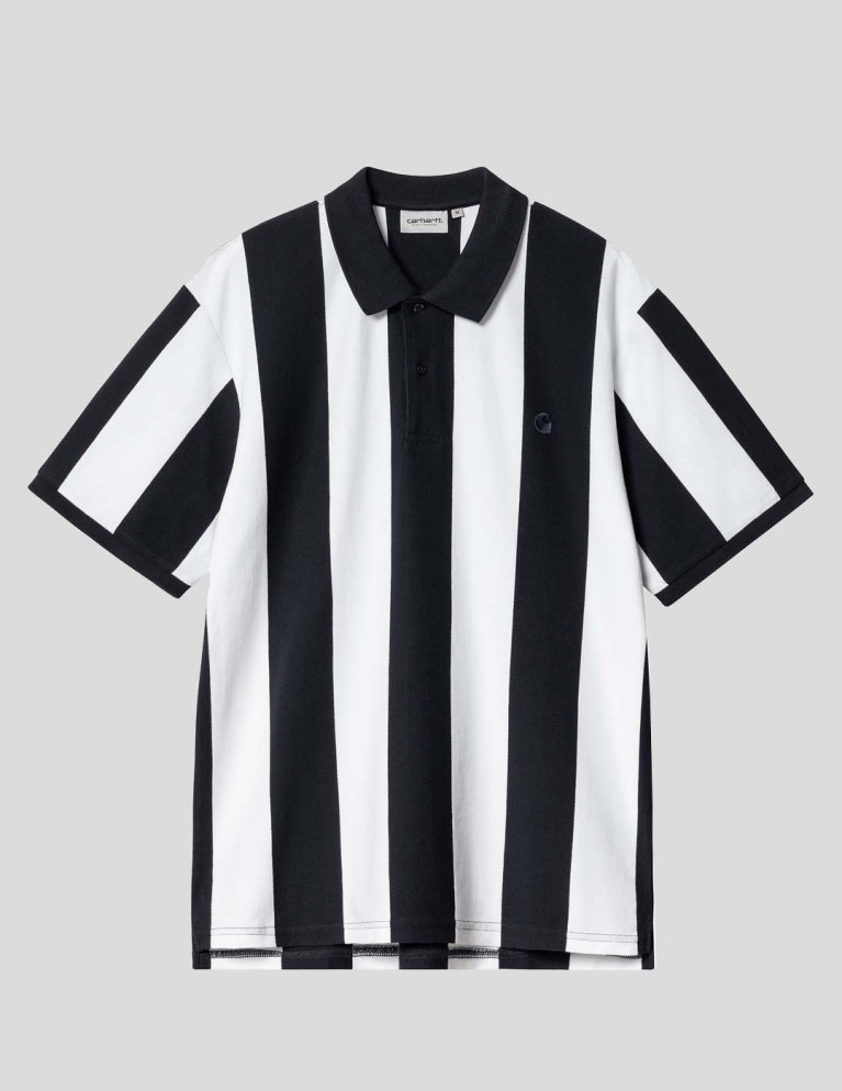 Camisa CARHARTT WIP hinton polo hinton stripe/dark navy